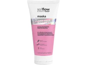 Zdjęcie produktu so!flow by Vis Plantis Maska Emolientowo-Proteinowa Do Włosów Zniszczonych