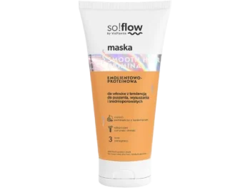 So!Flow Emolientowo-proteinowa maska do włosów z tendencją do puszenia, wysuszenia i średnioporowatych