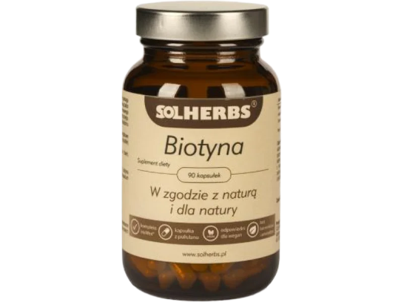 SOLHERBS Biotyna, kapsułki, 2500 μg