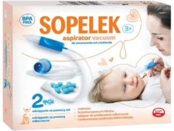 Zdjęcie produktu SOPELEK 3 Aspirator do nosa vacuum