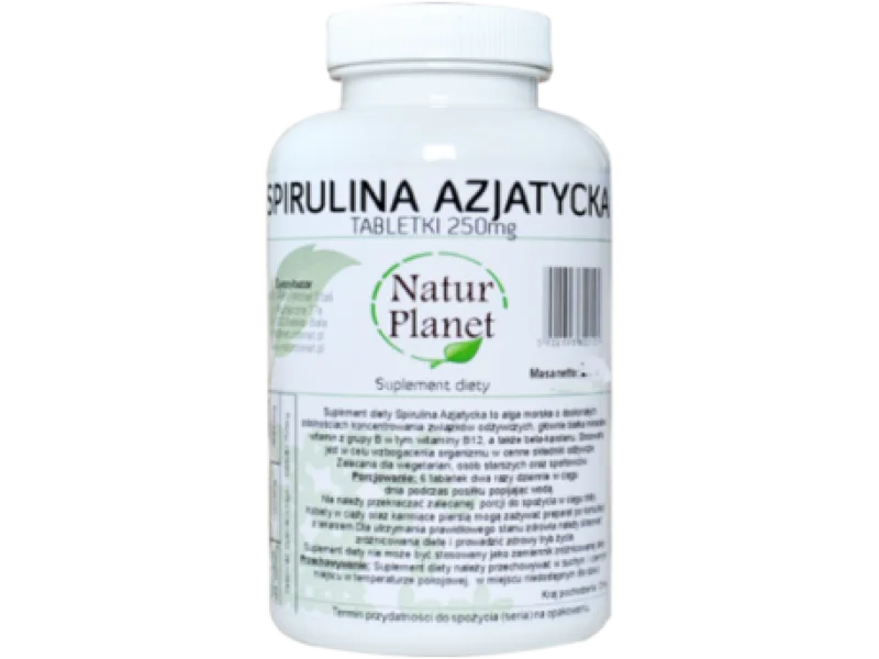 Spirulina Azjatycka – NaturPlanet, tabletki