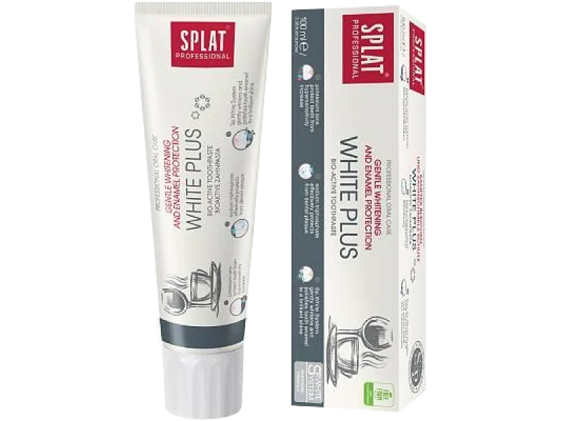 Splat Professional White Plus Pasta do zębów wybielająca, pasta do jamy ustnej