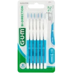 SUNSTAR GUM Bi-Direction Szczoteczki międzyzębowe niebieskie, sprzęt medyczny, 0,9 mm