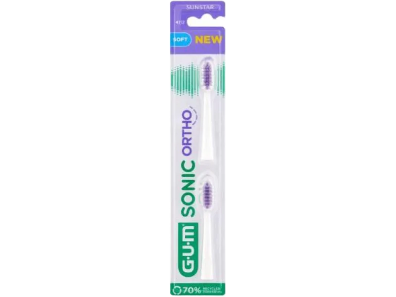 Sunstar Gum Sonic Ortho główki szczoteczki, sprzęt medyczny