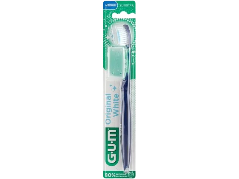 Sunstar GUM Szczoteczka OriginalWhite średnia, sprzęt medyczny