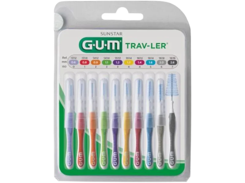 Sunstar Gum Trav-Ler Mix Szczoteczki do przestrzeni międzyzębowych, sprzęt medyczny