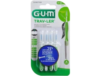 Zdjęcie produktu Sunstar GUM Trav-Ler Szczoteczki międzyzębowe 1,1mm (zielone 1414), sprzęt medyczny