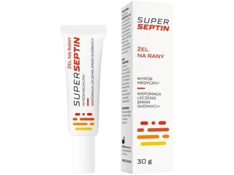 Superseptin żel na rany, 70 mg/g