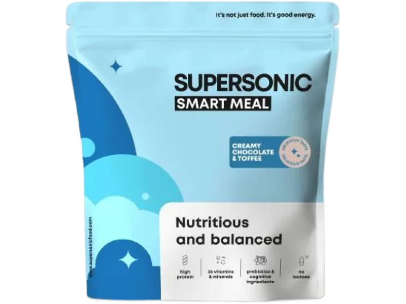 Supersonic Pełnowartościowy posiłek Smart Meal o smaku kremowej czekolady z toffee, proszek