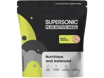 Supersonic Plus Active Meal pełnowartościowy posiłek o smaku karmelowy klasyk, proszek