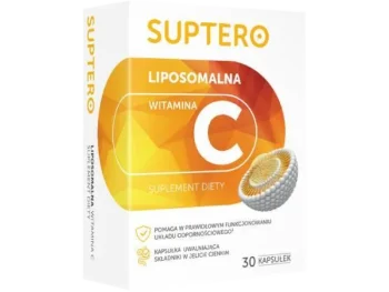 Zdjęcie produktu SUPTERO Liposomalna witamina C, kapsułki, 500 mg