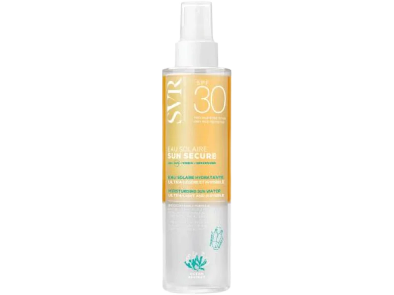 SVR Eau Solaire Nawilżająca woda do opalania SPF30, spray