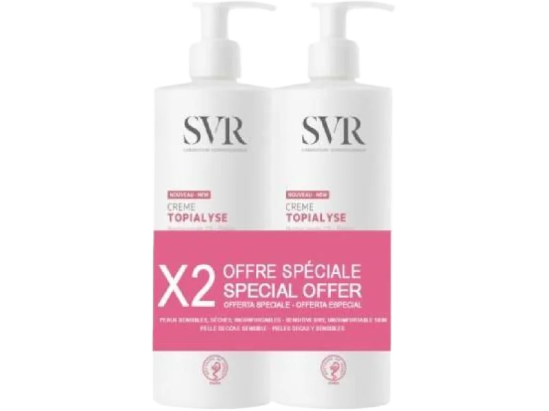 SVR Topialyse Crème Nourrissante Duo, krem