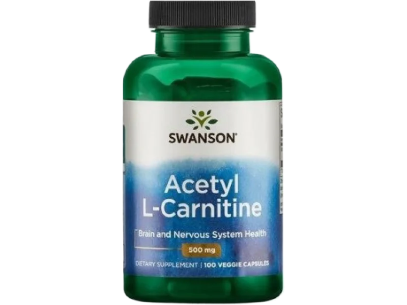 SWANSON ALC (Acetyl L-karnityny), kapsułki, 500 mg