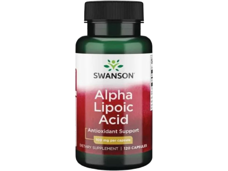 Swanson Alpha Lipoic Acid, kapsułki, 100 mg
