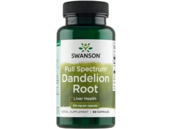 Zdjęcie produktu SWANSON Dandelion Root Mniszek lekarski, kapsułki, 515 mg