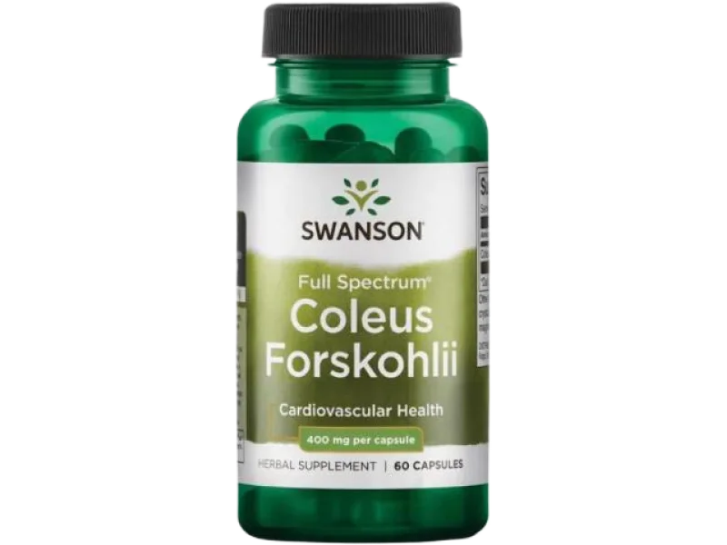 SWANSON FS Coleus Forskohlii Pokrzywa indyjska, kapsułki, 400 mg