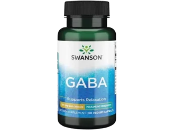 Zdjęcie produktu SWANSON GABA Forte Kwas gamma aminomasłowy, kapsułki, 750 mg