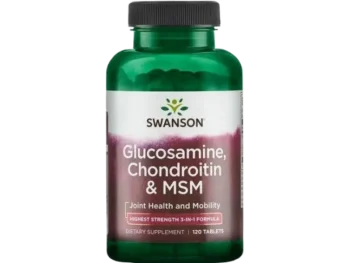Swanson Glukozamina, chondroityna & MSM, tabletki