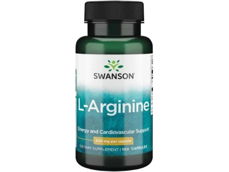 SWANSON L-Arginina, kapsułki, 500 mg