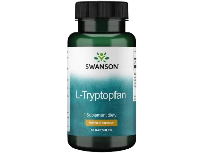 SWANSON L-Tryptophan 500mg, kapsułki, 500 mg