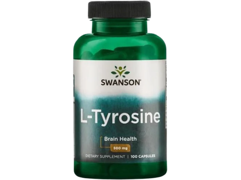 SWANSON L-Tyrozyna 500mg, kapsułki, 500 mg