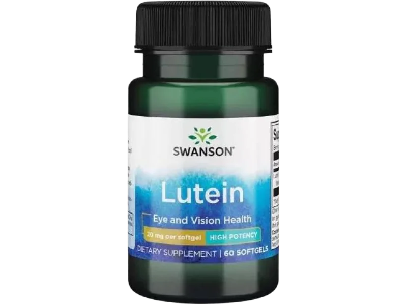 Swanson Luteina, kapsułki, 20 mg