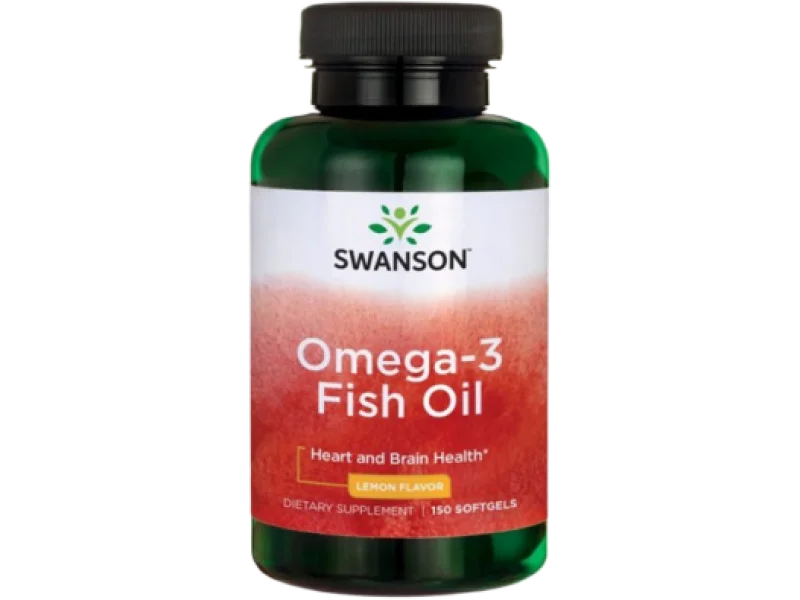 SWANSON Omega3 smak cytrynowy, kapsułki miękkie