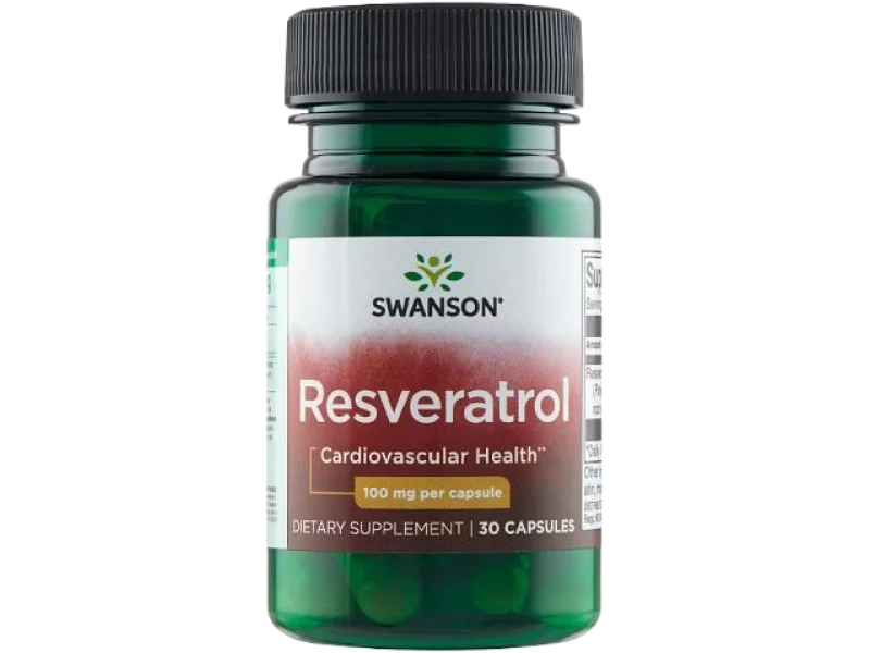 SWANSON Resweratrol, kapsułki, 100 mg