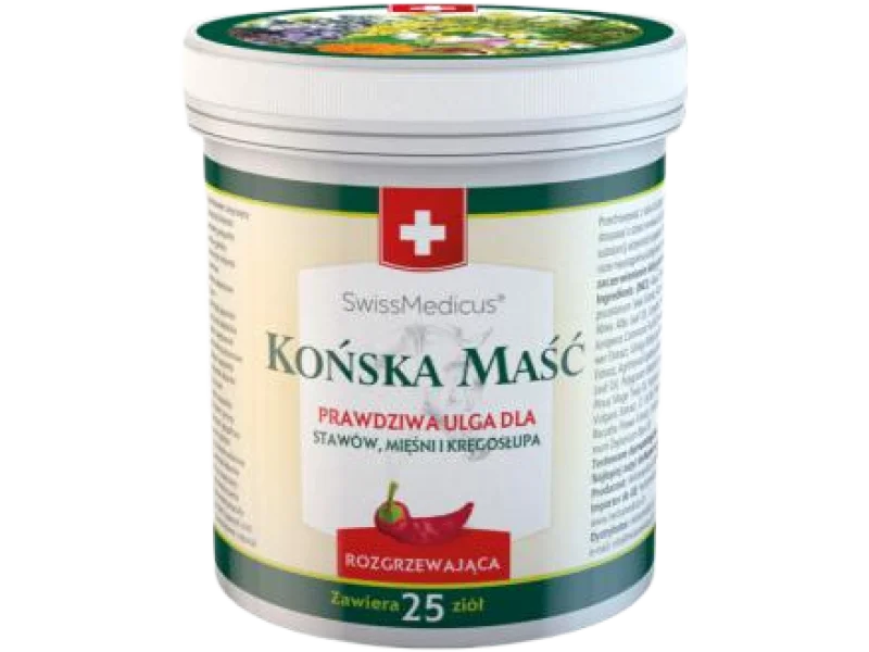 SWISSMEDICUS Końska Maść Rozgrzewająca