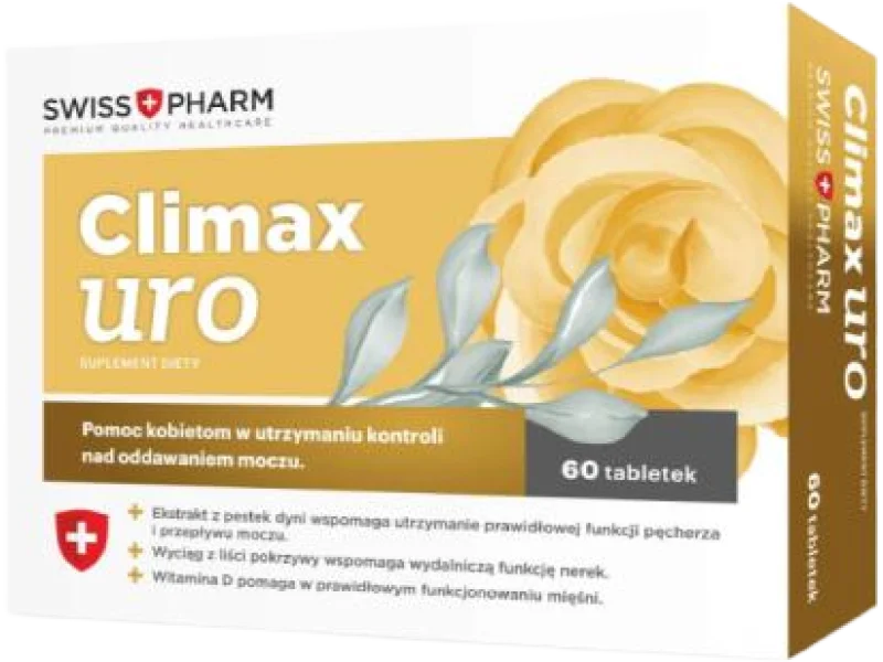 Swiss+Pharm Climax URO, tabletki