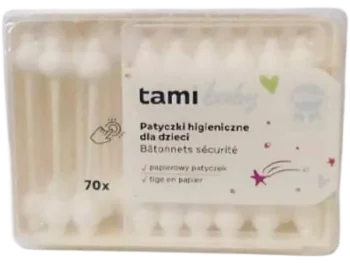 Zdjęcie produktu TAMI My Baby Patyczki higieniczne do uszu dla dzieci i niemowląt