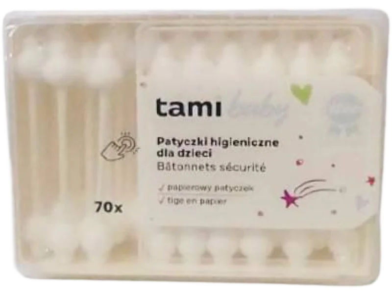 TAMI My Baby Patyczki higieniczne do uszu dla dzieci i niemowląt