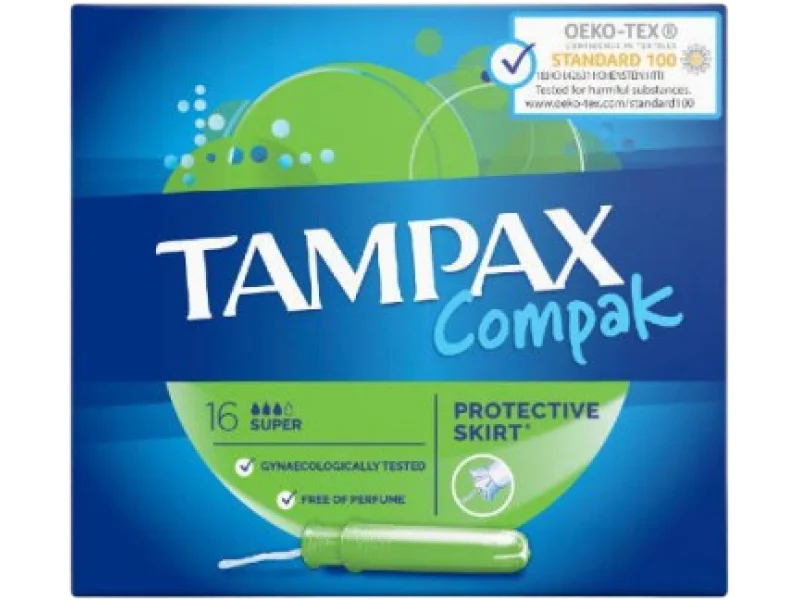 TAMPAX Compak Super Tampony z aplikatorem