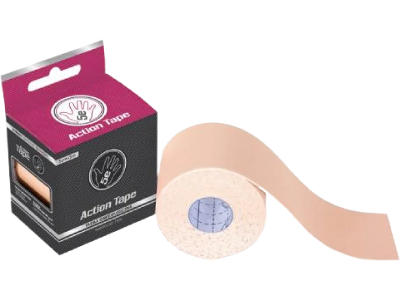 Taśma kinezjologiczna Action Premium syntetyczna beżowa