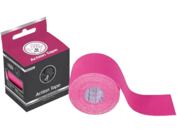 Zdjęcie produktu Taśma kinezjologiczna Action Premium syntetyczna różowa