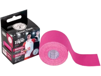 Zdjęcie produktu Taśma kinezjologiczna syntetyczna Action Premium różowa