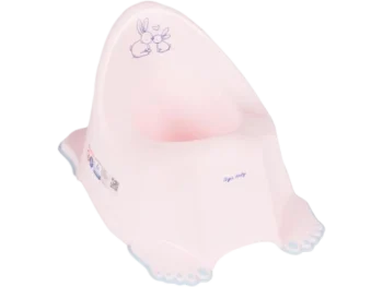 Zdjęcie produktu TEGA BABY Nocnik antypoślizgowy z pozytywką KRÓLICZKI jasnoróżowy, sprzęt medyczny