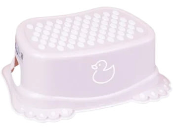 Zdjęcie produktu TEGA BABY Podnóżek antypoślizgowy KACZKA jasnoróżowy, sprzęt medyczny