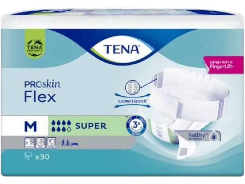 Tena Flex ProSkin Super Pieluchomajtki z pasem mocującym