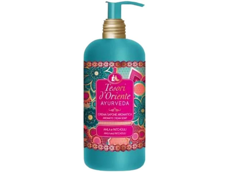 Tesori d’Oriente Ayurveda Perfumowane kremowe mydło, płyn