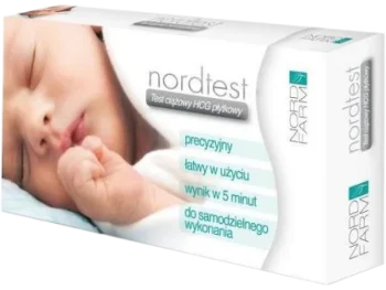 Zdjęcie produktu Test ciążowy NORDTEST HCG, test diagnostyczny