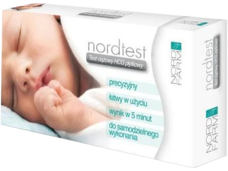 Test ciążowy NORDTEST HCG, test diagnostyczny