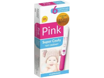 Zdjęcie produktu Test ciążowy strumieniowy Pink Super Czuły, test diagnostyczny
