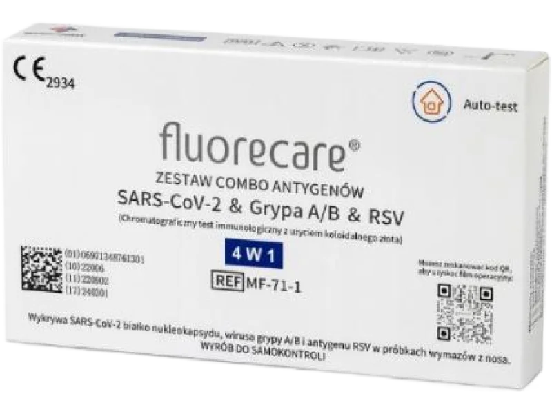 Test FLUORECARE COVID-19 Grypa A+B, RSV Combo, test diagnostyczny