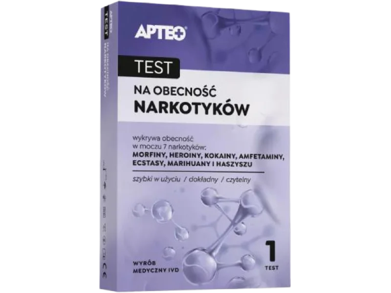 Test na obecność narkotyków APTEO CARE, test diagnostyczny