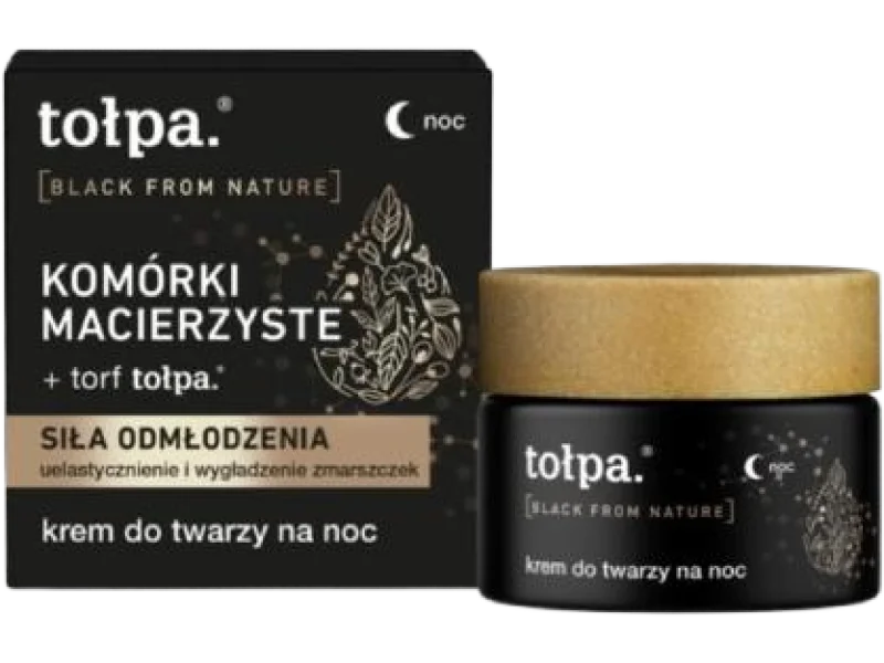 TOŁPA Black From Nature Krem do twarzy na noc