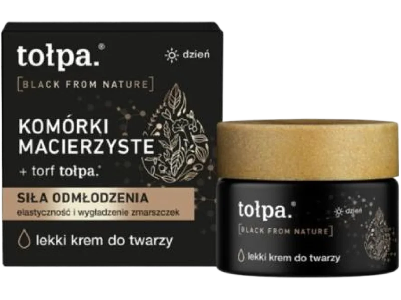 TOŁPA Black From Nature Lekki krem do twarzy na dzień