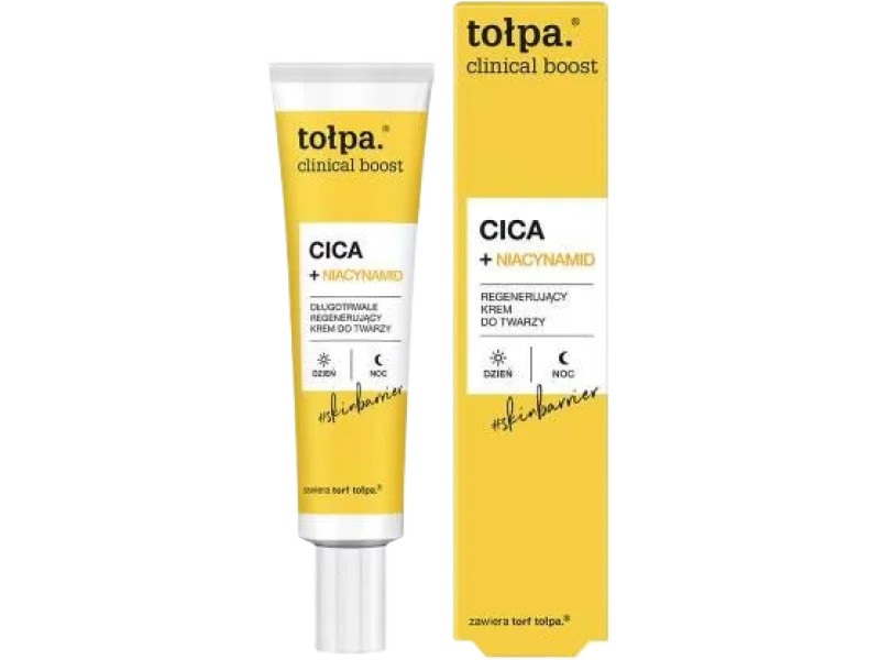 TOŁPA Clinical Boost Cica + Niacynamid Regenerujący krem do twarzy