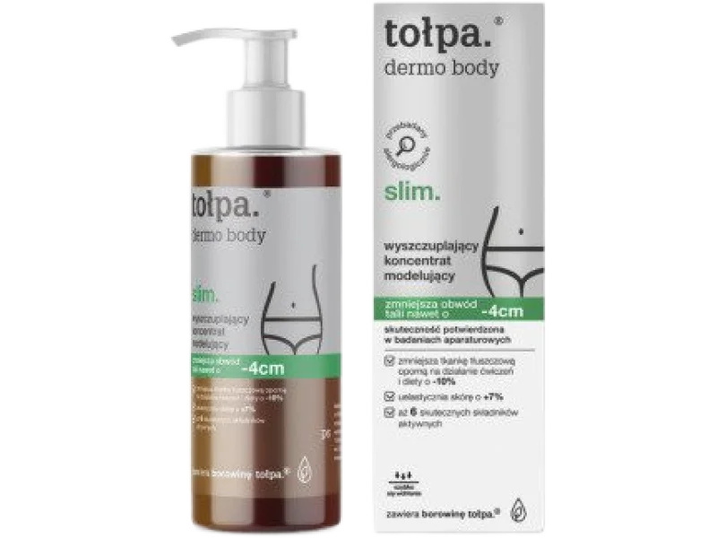 Tołpa Dermo Body Slim Wyszczuplający koncentrat modelujący do ciała, koncentrat do stosowania na skórę